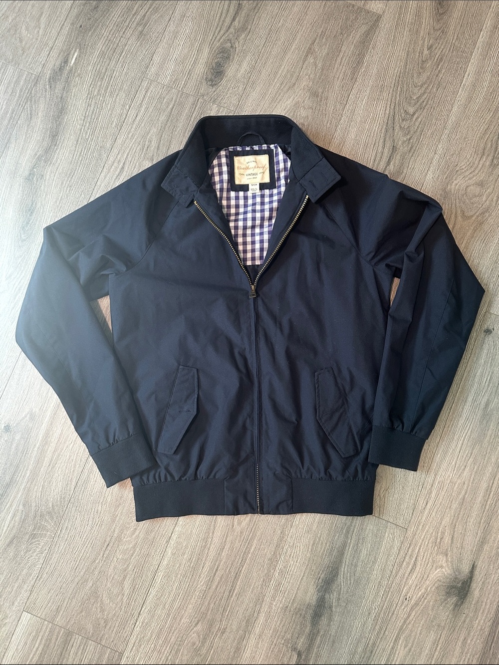 Navy Blue Bomber Jacket